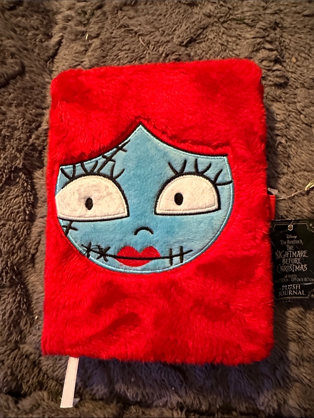 Nightmare Before Christmas Sally Plush Red Journal 🦩